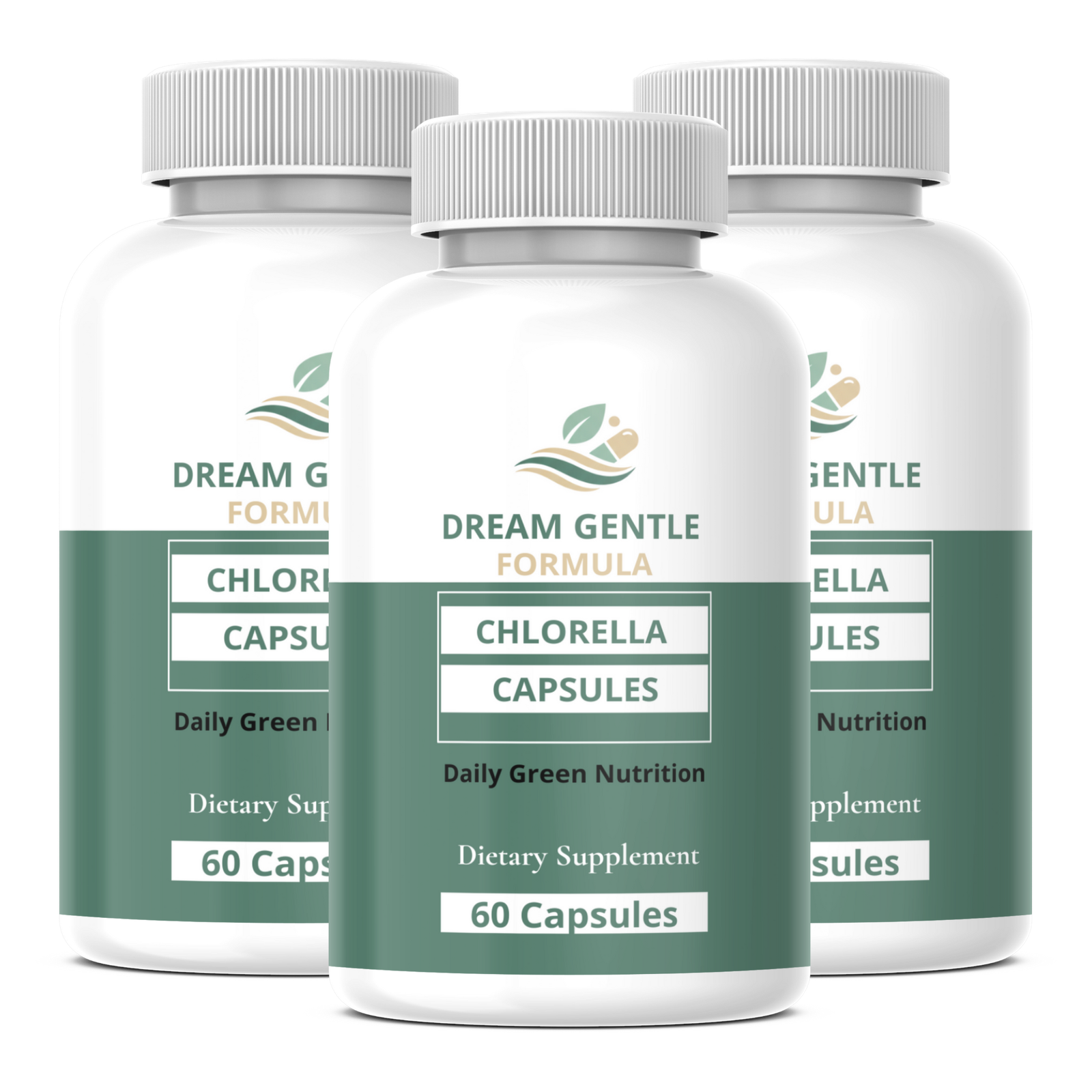 Chlorella Capsules (3 Bottles, 60 Capsules)